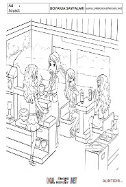 lego-friends boyama sayfaları